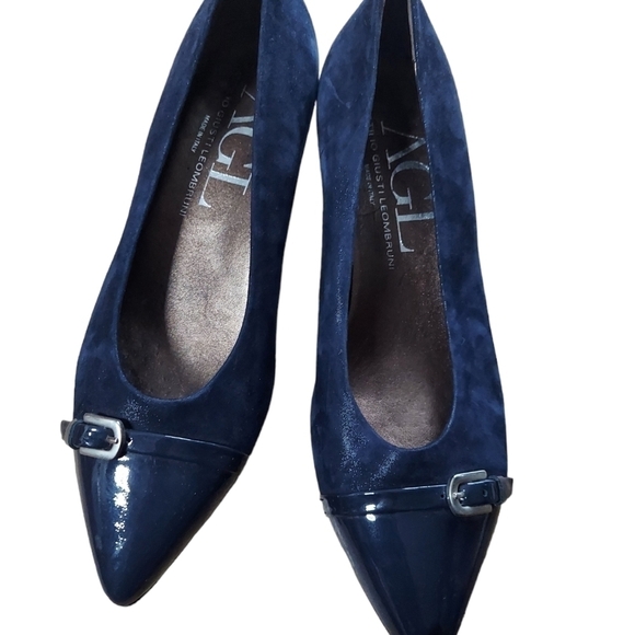 39.5 /9.5 AGL Navy heel - Picture 1 of 5